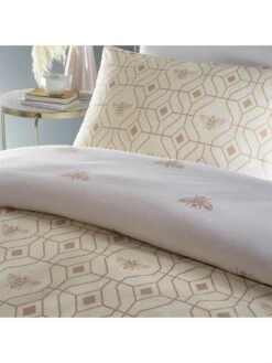 Furn Bee Deco Duvet Cover Set In Champagne -Furn Store V7LWN SQ3 0000000080 CHAMPAGNE SLd