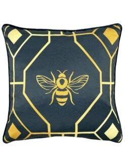 Furn Bee Deco Navy Feather Filled Cushion