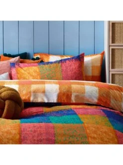Furn Alma Check Duvet Cover Set - Multi -Furn Store V9ERM SQ3 0000000029 MULTI SLd