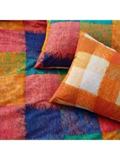 Furn Alma Check Duvet Cover Set - Multi -Furn Store V9ERM SQ4 0000000029 MULTI SLd1