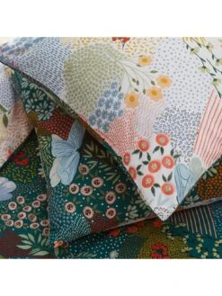 Furn Forage Teal Blue Duvet Cover Set -Furn Store V9ERT SQ5 0000000082 TEAL SLd2