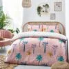 Furn Palmtropolis Duvet Cover Set - Pink