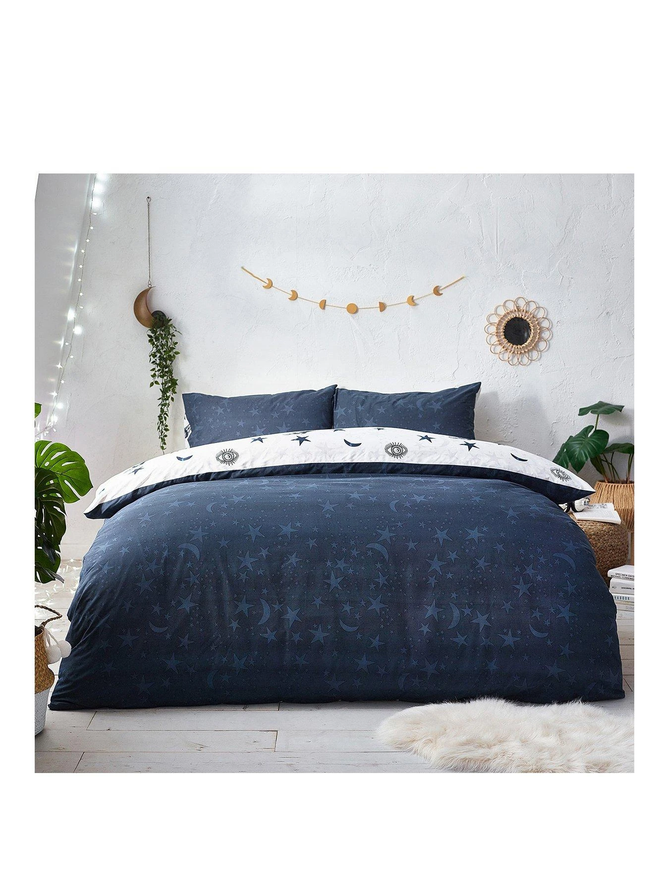 Furn Halloween Stargazer Duvet Cover Set - Multi 2 Furn Halloween Stargazer Duvet Cover Set - Multi - Image 2