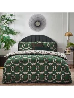 Furn Avalon Duvet Cover And Pillowcase Set - Green