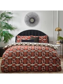 Furn Avalon Duvet Cover Set - Brick
