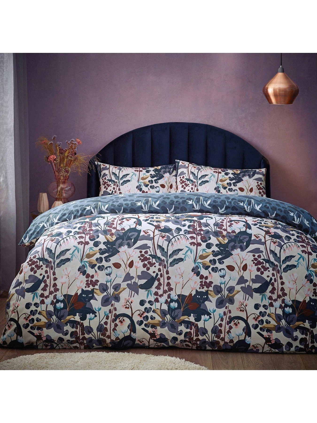 Furn Midnight Panther Duvet Cover Set 1 Furn Midnight Panther Duvet Cover Set