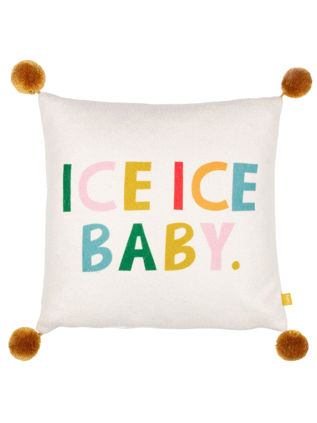 Furn Pom Pom Ice Ice Baby Cushion 1 Furn Pom Pom Ice Ice Baby Cushion