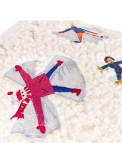 Furn Christmas Together Snow Angels Boucle Cushion -Furn Store VP0B1 SQ5 0000000013 WHITE SLd2