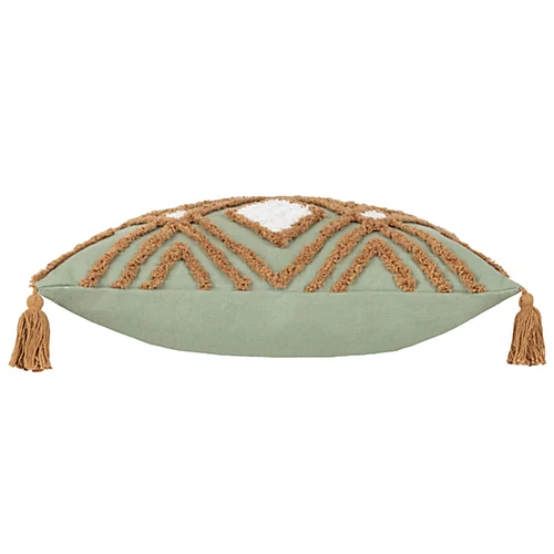 Furn. Aquene Tufted Tasselled Polyester Filled Cushion 3 Furn. Aquene Tufted Tasselled Polyester Filled Cushion - Image 3