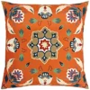 Furn. Folk Flora Geometric UV & Water Resistant Outdoor Polyester Filled Cushion