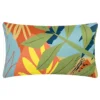 Furn. Mango Leaf Print Outdoor Cushion (L)60cm X (W)35cm